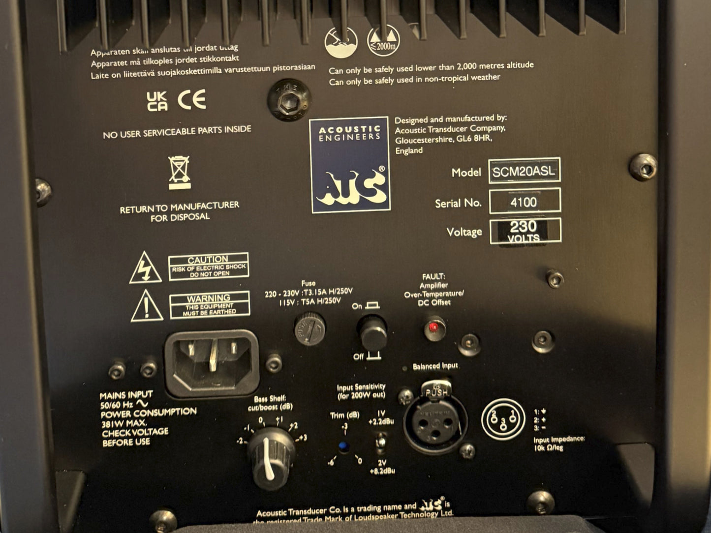 ATC SCM20ASL (per paar)